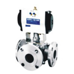 不銹鋼三通氣動(dòng)球閥